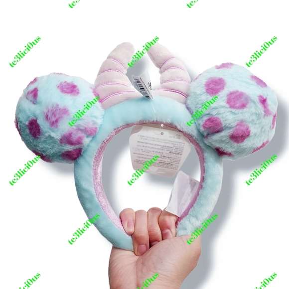 DISNEY PARKS MONSTERS INC SULLEY PLUSH EARS HEADBAND - Picture 3 of 3